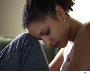 sad depressed low self esteem teens after sexual abuses